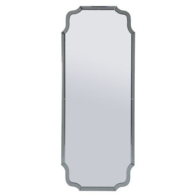 Kendra Home - Specchio con Cornice Classico 8, Grigio, 150x60x2 cm