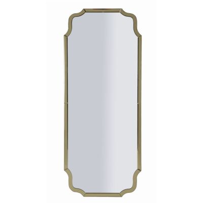 Kendra Home - Specchio con Cornice Classico 10, Oro, 150x60x2 cm