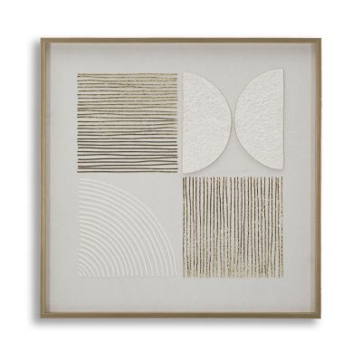 Kendra Home - Stampa su Tela con Cornice MF788, Multicolore, 60x3x60 cm