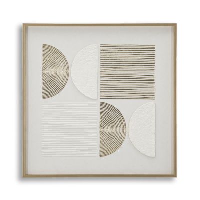 Kendra Home - Stampa su Tela con Cornice MF789, Multicolore, 60x3x60 cm