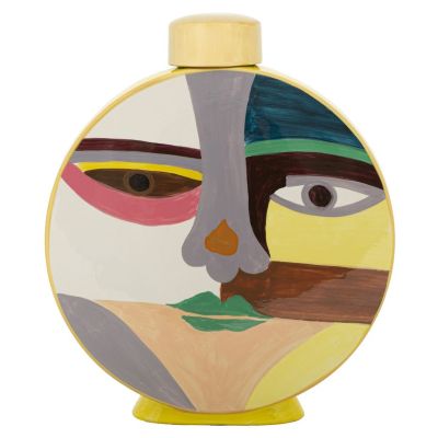 Kendra Home - Vaso Decorativo MF839, Multicolore, 28x9x33 cm