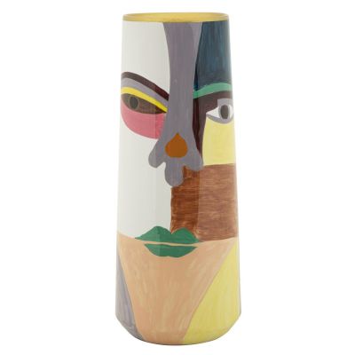 Kendra Home - Vaso Decorativo MF832, Multicolore, 15x15x40 cm