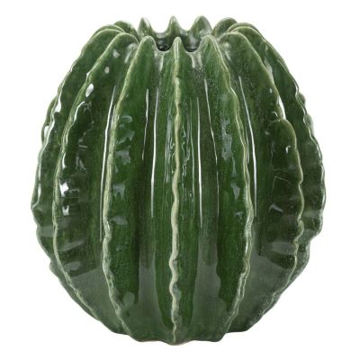 Kendra Home - Vaso Decorativo MF820, Verde, 23,5x23,5x24,5 cm