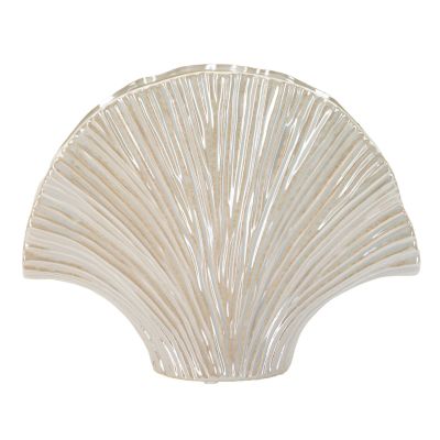 Kendra Home - Vaso Decorativo MF843, Bianco, 35,5x11,5x27 cm