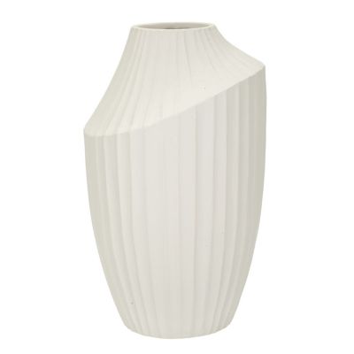 Kendra Home - Vaso Decorativo MF836, Beige, 22,5x22,5x38 cm