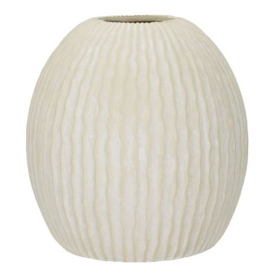 Kendra Home - Vaso Decorativo MF814, Beige, 36,5x36,5x38 cm