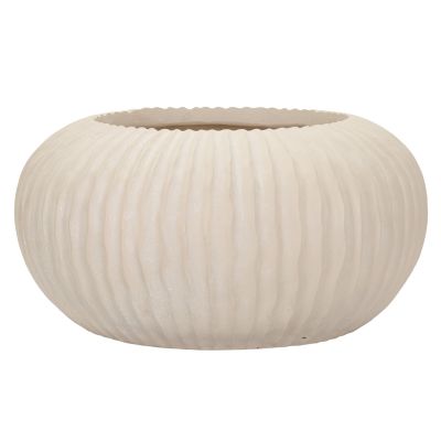 Kendra Home - Vaso Decorativo MF829, Beige, 35x35x18 cm