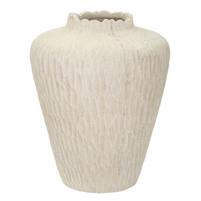 Kendra Home - Vaso Decorativo MF823, Beige, 32x32x40 cm