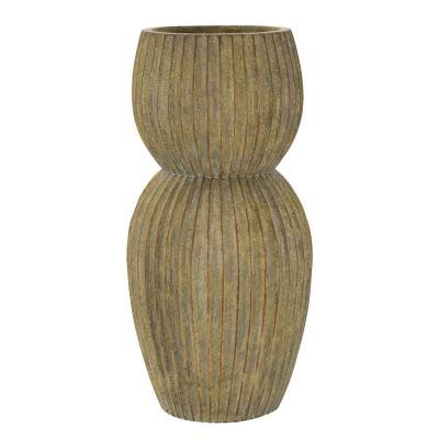 Kendra Home - Vaso Decorativo MF825, Verde, 25x25x52,5 cm