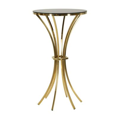 Kendra Home - Tavolo Bar MF878, Oro, 60x60x108 cm