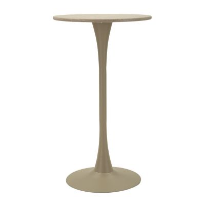 Kendra Home - Tavolo Bar MF889, Beige, 60x60x106 cm