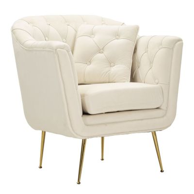 Kendra Home - Poltrona MF895, Beige, 88x83x91 cm