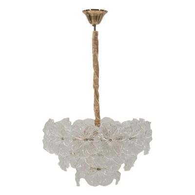 Kendra Home - Lampada a Sospensione MF901, Bianco, 47x47x30 cm