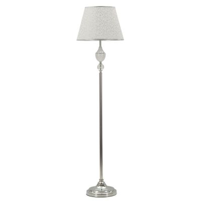 Kendra Home - Lampada da Terra MF906, Argento, 40x40x158 cm