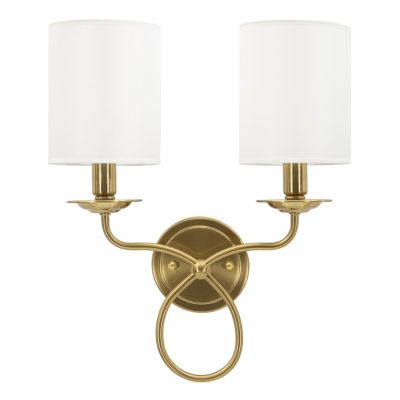 Kendra Home - Lampada a Parete MF911, Bianco, 35,5x17x43 cm