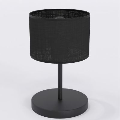 Lampada da tavolo ECO in acciaio nero