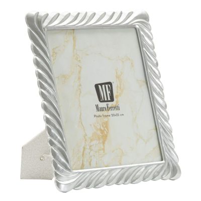 Cornice portafoto Carvy in resina argento 20x25