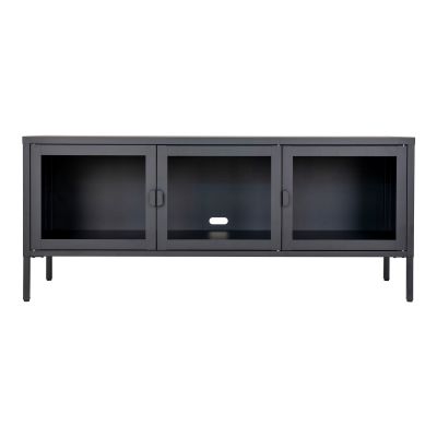 Kendra Home - Mobile Porta TV Brisbane, Nero, 40x130x55 cm