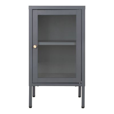 Kendra Home - Vetrinetta Dalby, Grigio, 35x38x70 cm