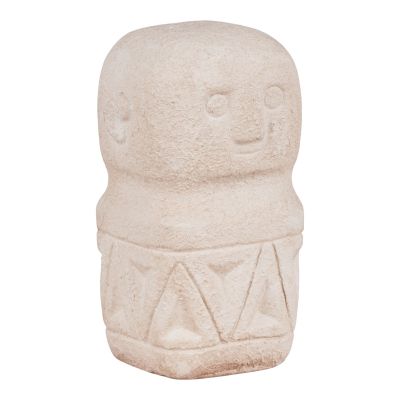 Kendra Home - Vaso Decorativo Decoration, Beige, 5,5x5,5x10 cm