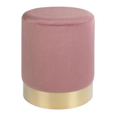 Kendra Home - Pouf Gamby, Rosa, 34x34x43 cm