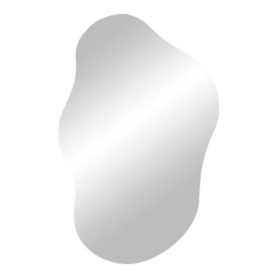 Kendra Home - Specchio senza Cornice Palermo, Argento, 0,5x40x60 cm