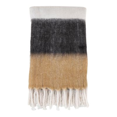 Kendra Home - Plaid Sintra, Marrone, 170x130x0,5 cm