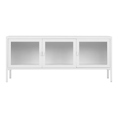 Kendra Home - Mobile Porta TV Brisbane, Bianco, 40x130x55 cm