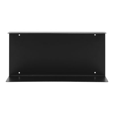 Kendra Home - Mensola Lille, Nero, 18x40x18 cm