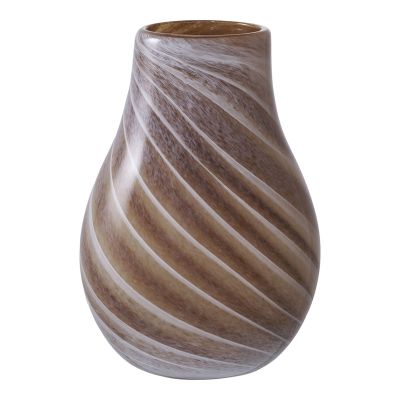 Kendra Home - Vaso Decorativo Ginevra, Marrone, 16x16x23 cm