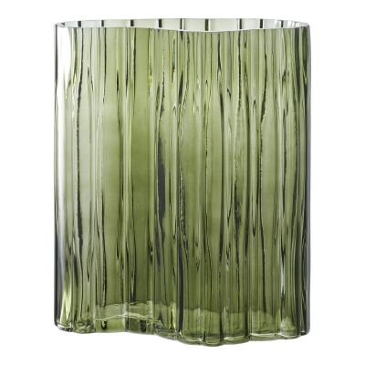 Kendra Home - Vaso Decorativo Lugano, Verde, 12x21,5x26,5 cm