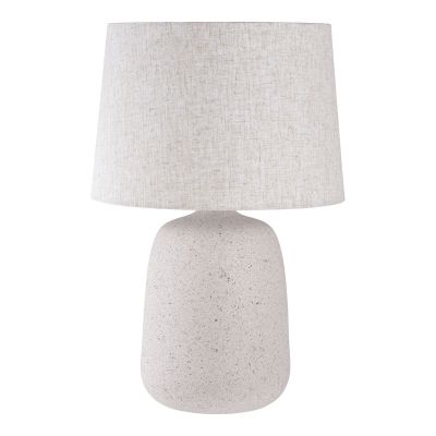 Kendra Home - Lampada da Tavolo Croft, Beige, 30x30x46 cm