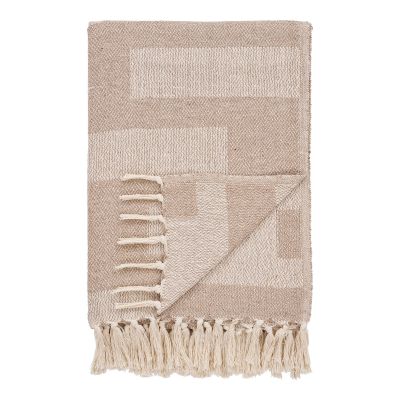 Kendra Home - Plaid Adana, Beige, 180x130x0,5 cm