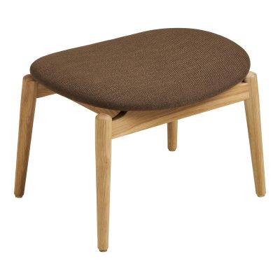 Kendra Home - Poggiapiedi Olvera, Marrone, 43x53,5x38 cm