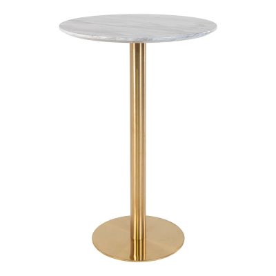 Kendra Home - Tavolo Bar Bolzano, Oro, 70x70x105 cm