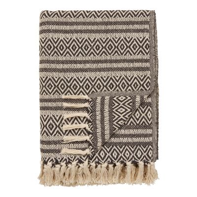 Kendra Home - Plaid Adana, Marrone, 130x180x1 cm