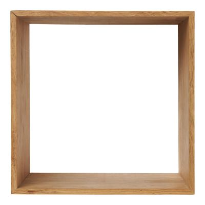 Kendra Home - Mensola Lattoon, Marrone, 18x30x30 cm