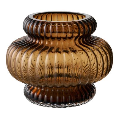 Kendra Home - Vaso Decorativo HN3, Marrone, 20x20x16 cm