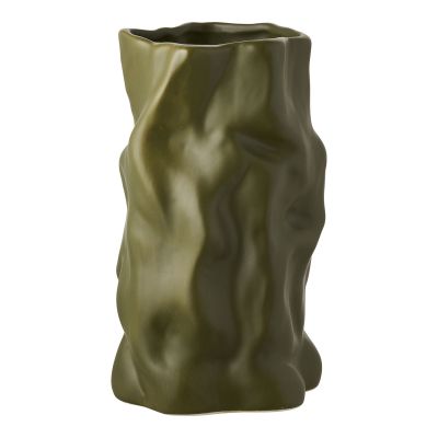 Kendra Home - Vaso Decorativo HN6, Verde, 15x15x25,5 cm