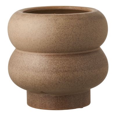 Kendra Home - Vaso per Piante HN13, Marrone, 19x19x17,5 cm