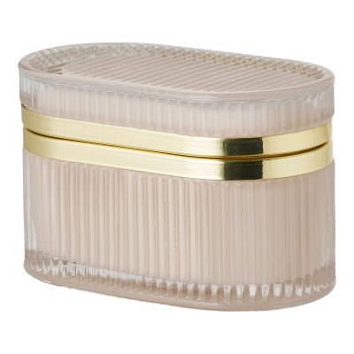 Kendra Home - Scatola Portaoggetti Love, Beige, 13,5x8x9 cm