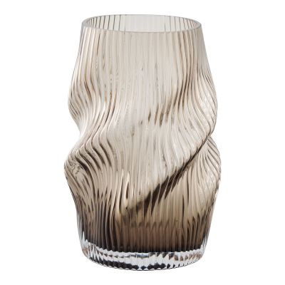 Kendra Home - Vaso Decorativo Billund, Marrone, 17x17x25 cm