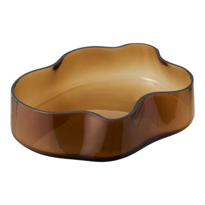 Kendra Home - Vassoio Tray, Marrone, 24x29,5x7 cm