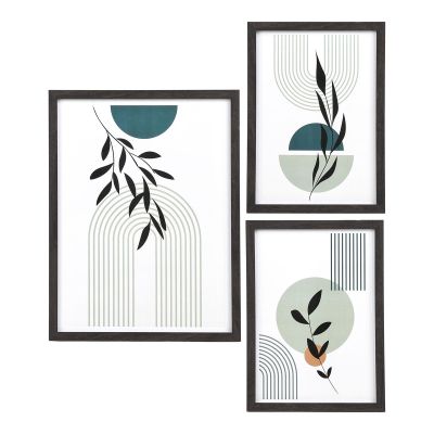 Kendra Home - Portafoto Aspen, Nero, 30x40x1 cm