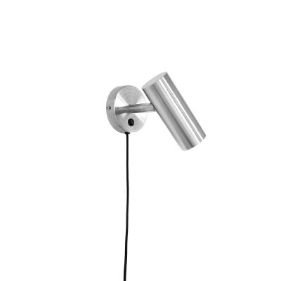 Kendra Home - Lampada a Parete Paris, Argento, 15x10x22 cm