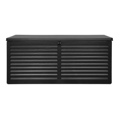 Kendra Home - Panca Contenitore Dubrovnik, Nero, 61x146,5x64,5 cm